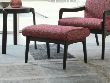 JACK - Upholstered fabric footstool by CTS SALOTTI - view 2
